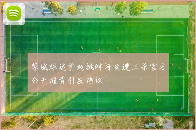 蓉城球迷首轮挑衅河南遭三杀官方公开谴责引发热议